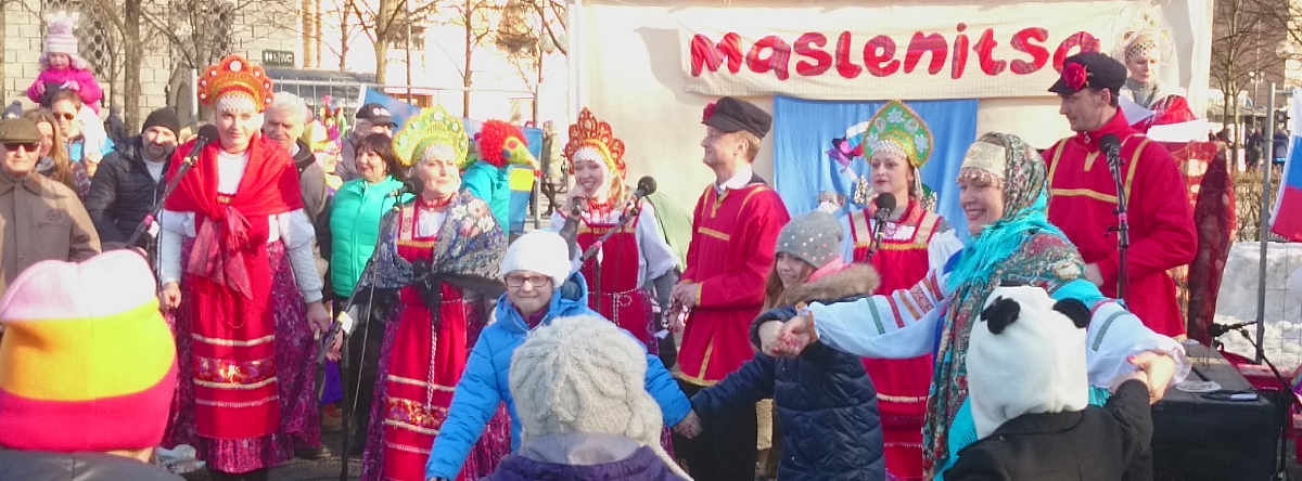 Skruvs sånggrupp Slávenka på maslenitsa i Stockholm 25 februari 2017